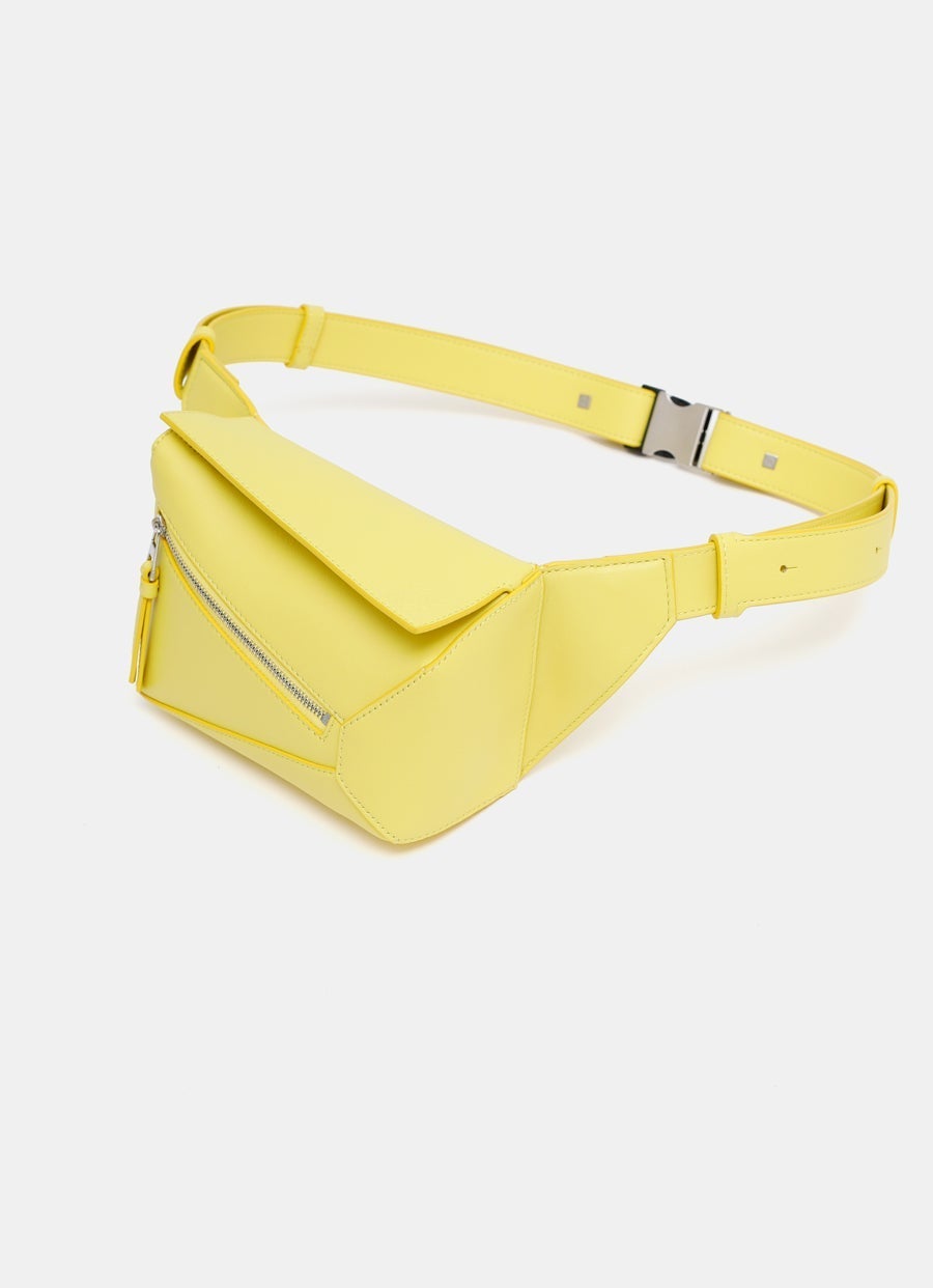 Mini Puzzle Bumbag in Classic Calfskin