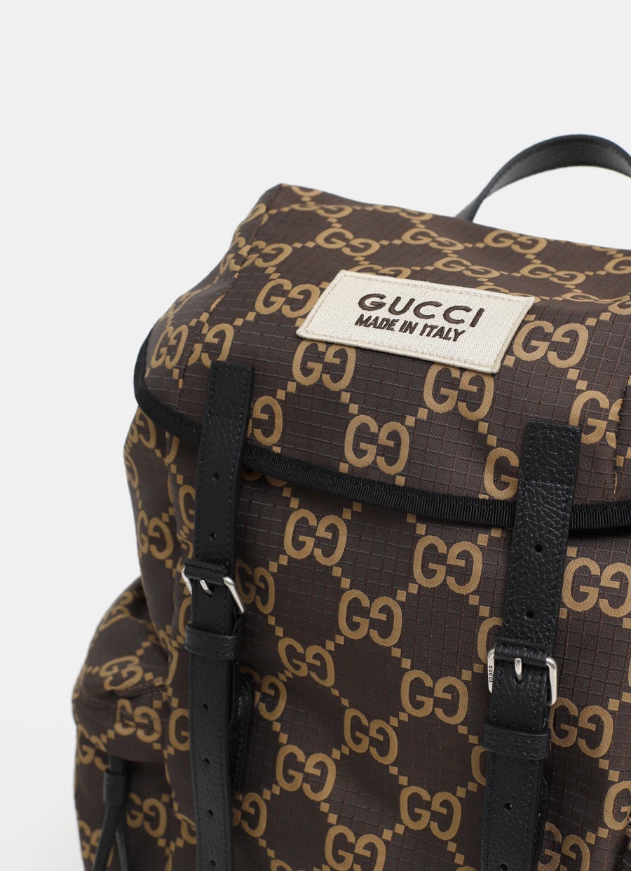 Large GG Polyester Backpack