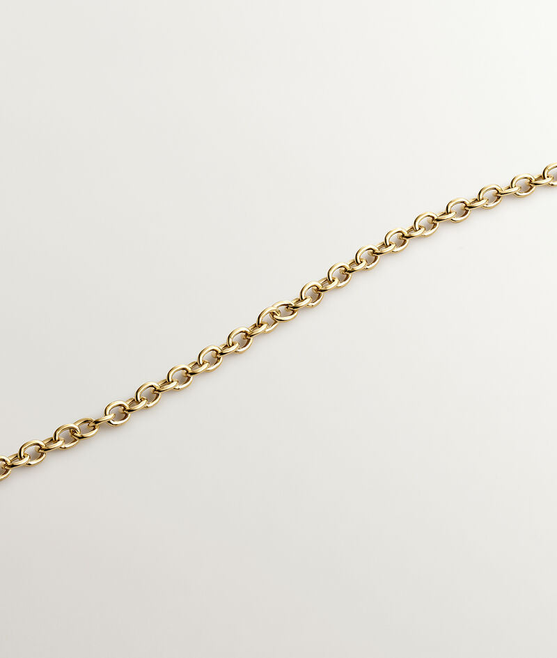 Colgante de plata 925 bañada en oro amarillo de 18K con corazón y esmaltado rojo