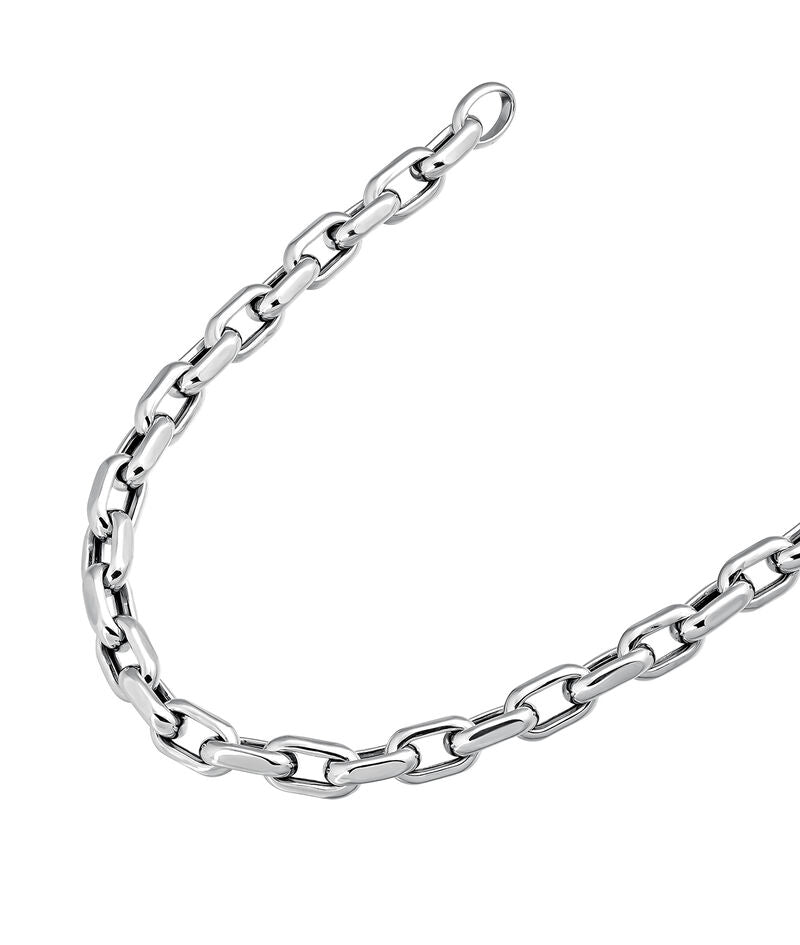 Collar de eslabones forza de plata 925 45cm